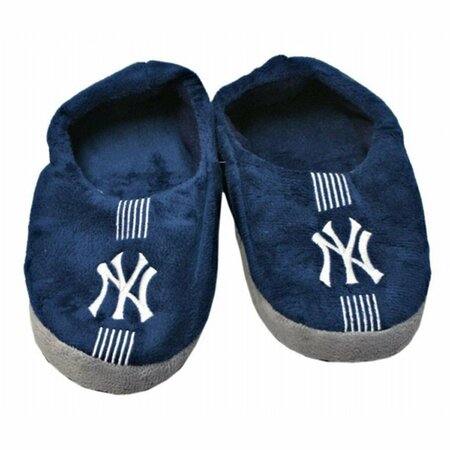 FOREVER COLLECTIBLES New York Yankees Slippers - Youth 4-7 Stripe 8496623557